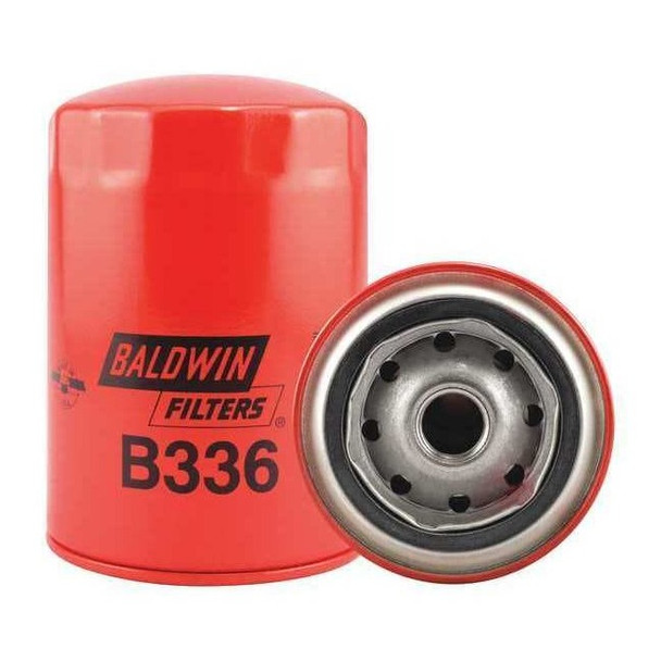Baldwin Filters Oil Fltr, Spin-On, 5-3/8"x3-11/16"x5-3/8" B336