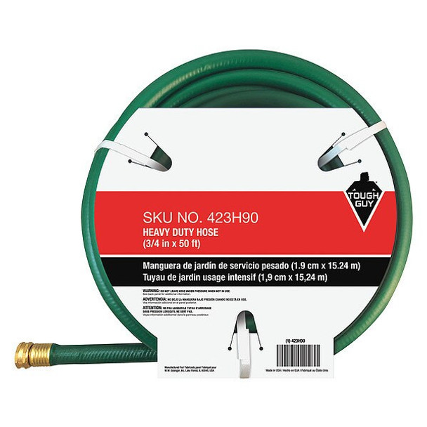 Manufacturer Varies Water Hose,3/4"I.D.50 ft.,PVC 423H90 Manufacturer Varies Water Hose,3/4"I.D.50 ft.,PVC 423H90