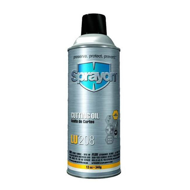 Sprayon Cutting Oil,12 oz,Aerosol,Petroleum Base SC0208000