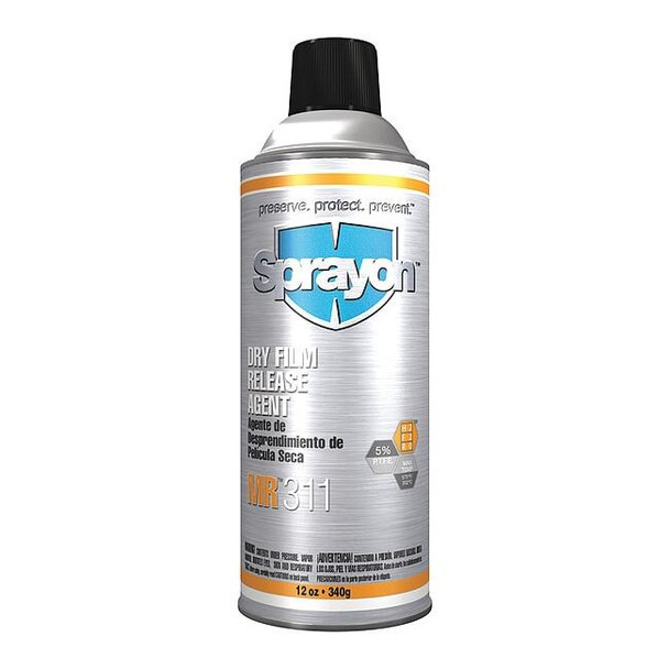 Sprayon Dry Film Release Agent P.T.F.E.,12 oz. SC0311000