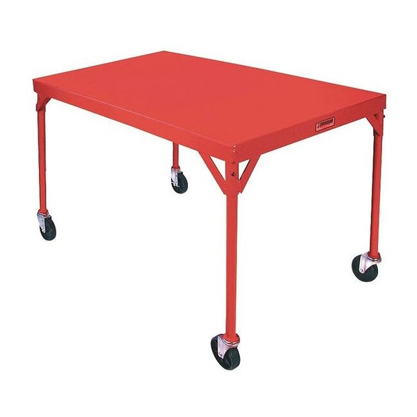 Dayton Mobile Fixed Work Table,Steel,54"W,30"D 1DE92