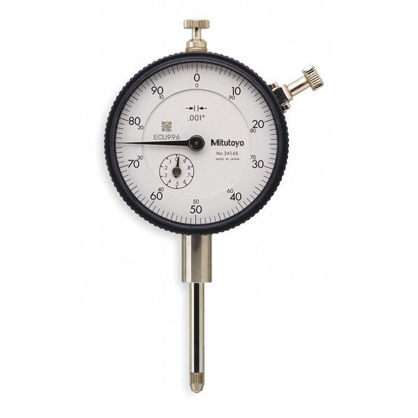 Mitutoyo Dial Indicator,0 to 1 In,0-100 2416A
