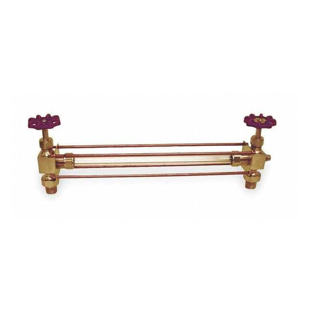 Apollo Valves Water Gauge,Automatic,1/2 In,MNPT,Bronze 2435100