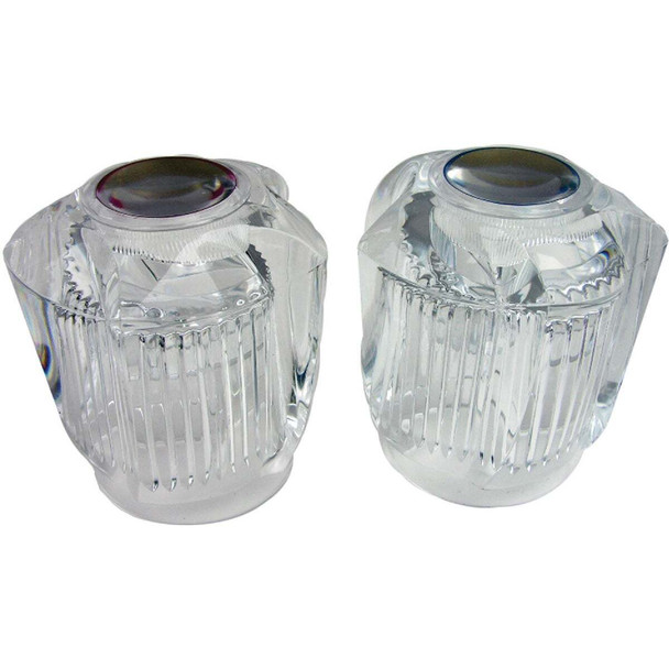 Lasco Large Acrylic Universal Clear Faucet Handle 01-4019