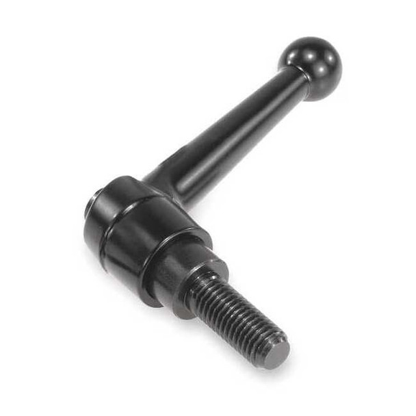 Adjustable Handle, Size: 3 M10X20 Zinc, Black Satin, Comp: Steel
