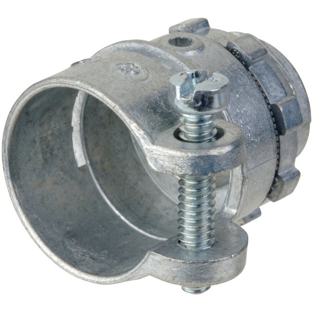 Halex 1/2 In. Straight Squeeze Armored Cable/Conduit Connector 90421