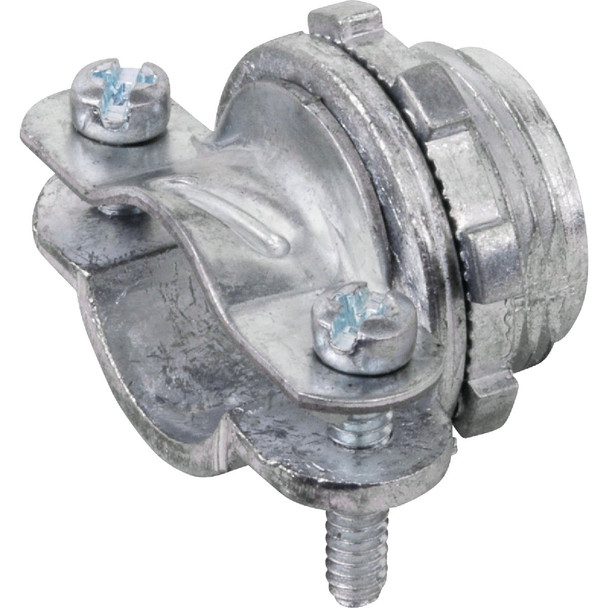 Halex 3/4 In. Die Cast-Zinc Clamp Box Connector 90512