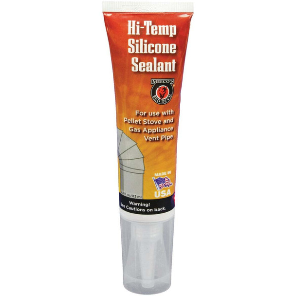 Meeco's Red Devil 2.7 Oz. Red Silicone Hi-Temp Sealant 600R