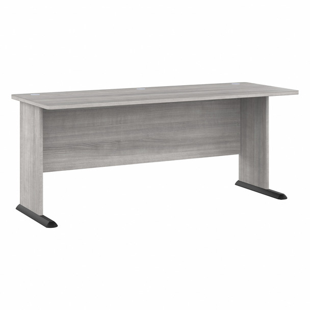 Bush Business Furniture Studio A 72W Computer Desk in Platinum Gray SDD172PG