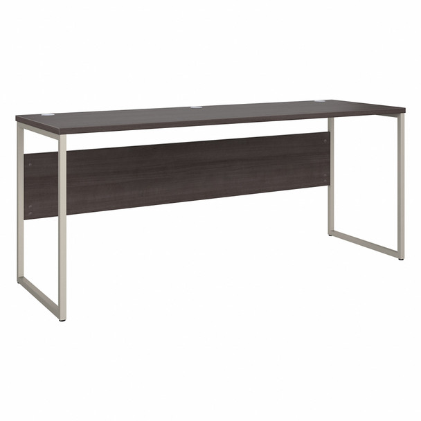 Bush Business Furniture Hybrid 72W x 24D Computer Table Desk with Metal Legs HYD272SG