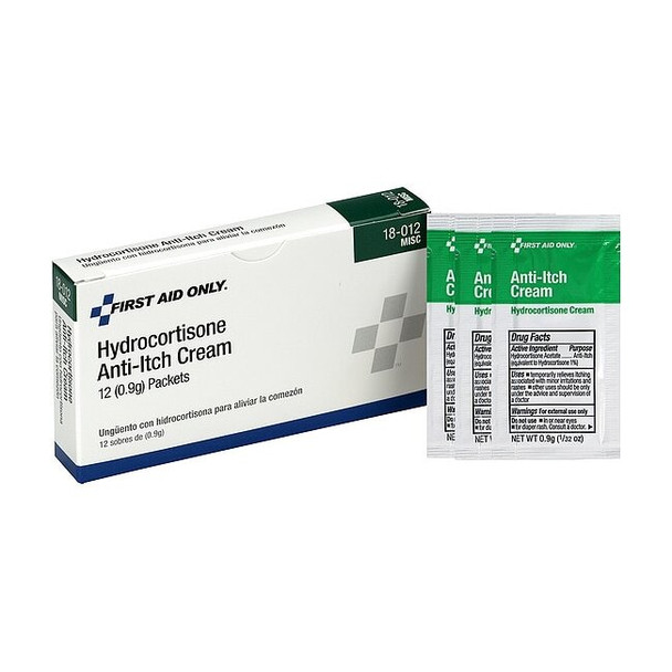 First Aid Only Anti-Itch, Packet, 0.9g, PK12 18-012