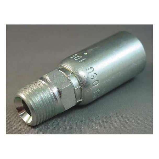 Kurt Crimp Fitting,Straight,3/4" ID,NPT MP-12-12