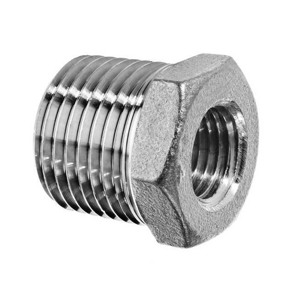 Manufacturer Varies Hex Bushing,316 SS,1/2 x 1/4",BSPT ZUSA-PF-7569
