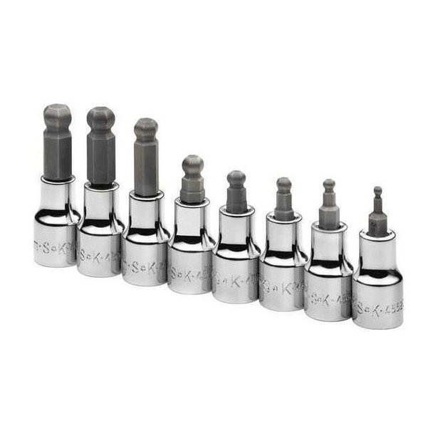 Sk Professional Tools 3/8" Drive Socket Set, Metric, 8-Pieces 19752