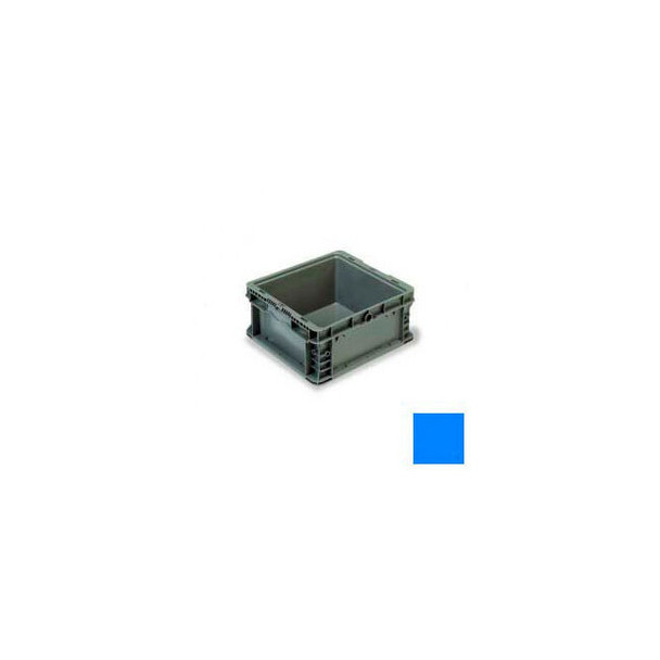 ORBIS Stakpak Modular Straight Wall Container 12""L x 15""W x 7-1/2""H Blue Poly