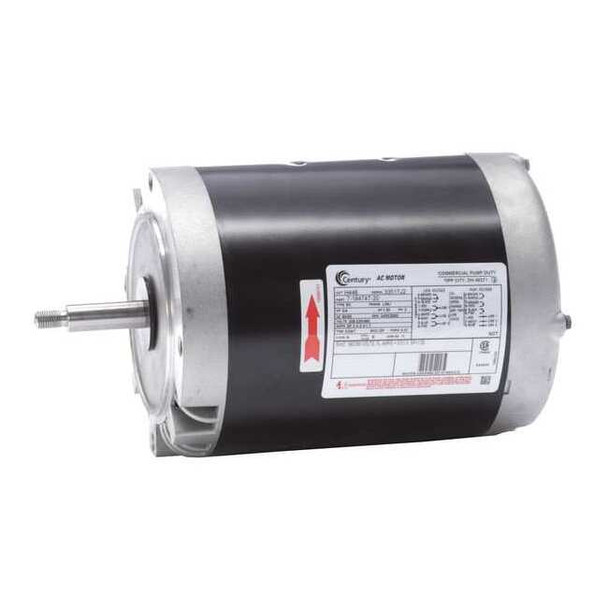 3-Phase General Purpose Pump Motor, 3/4 HP, 56J Frame, 208-230/460V AC Voltage