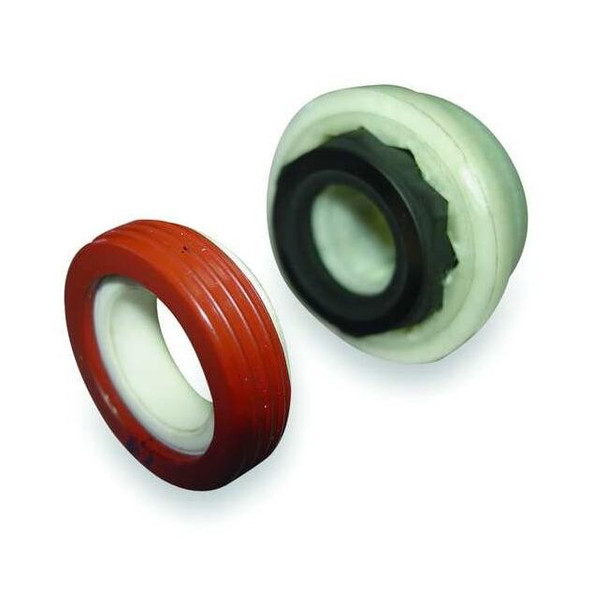 Shaft Seal, 5/8 In, Viton, Carbon, Ceramic, Seat Thickness: 0.405 in
