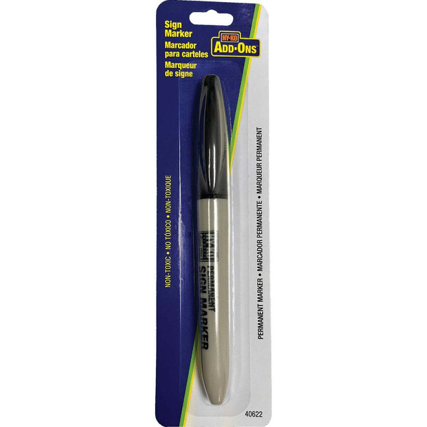Hy-Ko Black Bold Tip Permanent Sign Marker 40622 Pack of 5