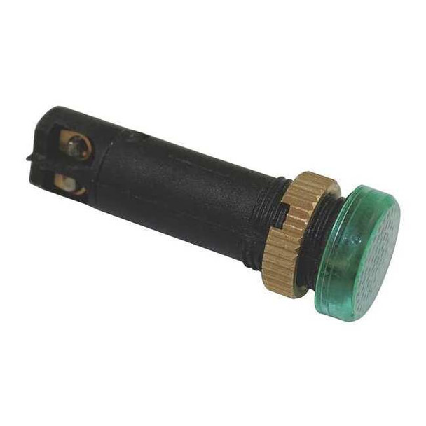 Dayton Raised Indicator Light,12mm,120V,Green 22NY92