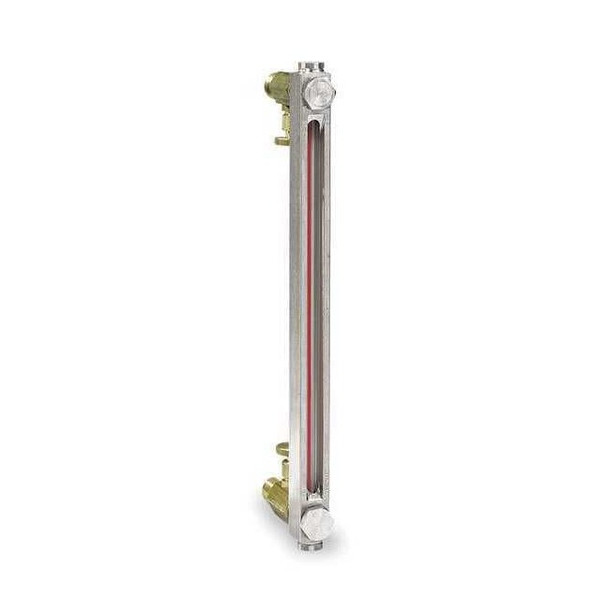 Closed Circuit Liquid Level Gauge, Needle Valve, 30 in, 1/2 NPTF