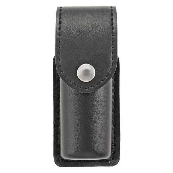 Heros Pride Pepper Spray Holster, Synthetic Leather, Black, S, Snap 1458PN
