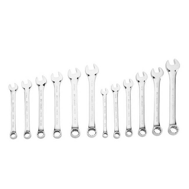 Westward Combo Wrench St,Steel,Full Polish,Offset 33M572