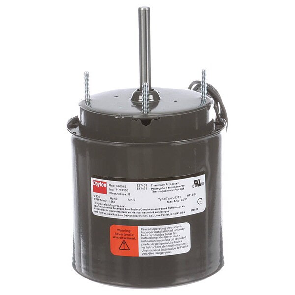 Dayton HVAC Motor,1/20 HP,1550 rpm,230V,3.3 71732300M