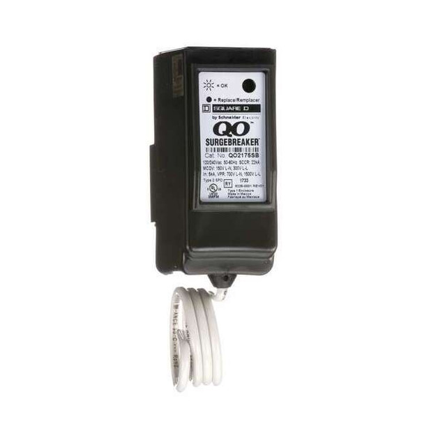 Surge Protection Device, 1 Phase, 120/240V AC, 2 Poles, 3 Wires