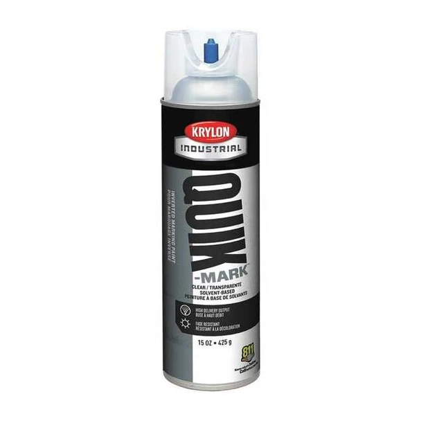 Inverted Marking Paint, 16 oz., Clear, Solvent -Based