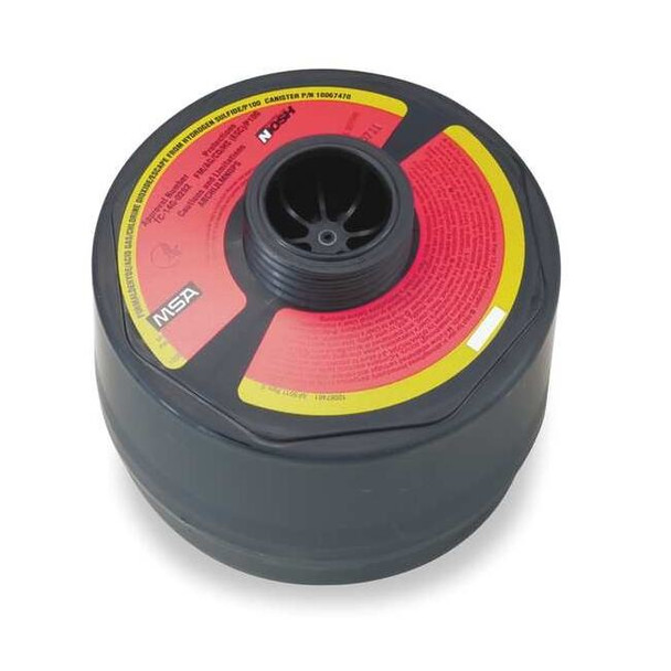 Msa Safety Gas Mask Canister,Magenta, Olive 10067470