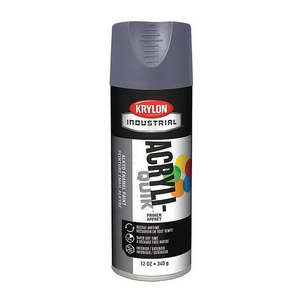 General Purpose Spray Primer . Platinum, 12 oz, Aerosol Can, Flat