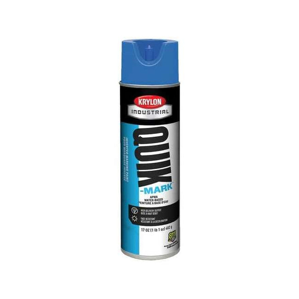 Krylon Industrial Inverted Marking Paint, 17 oz., Blue, Water -Based A03903004