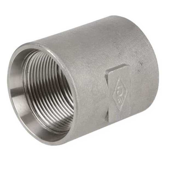 2 in Stainless Steel Drop Coupling, Female NPT, Class 150, Schedule 40