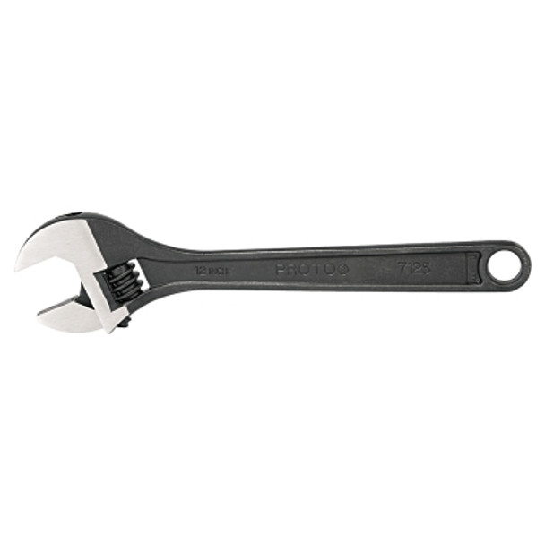 Protoblack™ Adjustable Wrench, 12 in L, 1-1/2 in Opening, Black Oxide