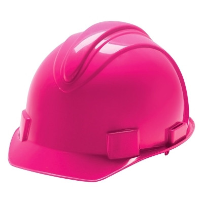 Charger® Hard Hat, 4 Point Ratchet, Cap, Neon Pink