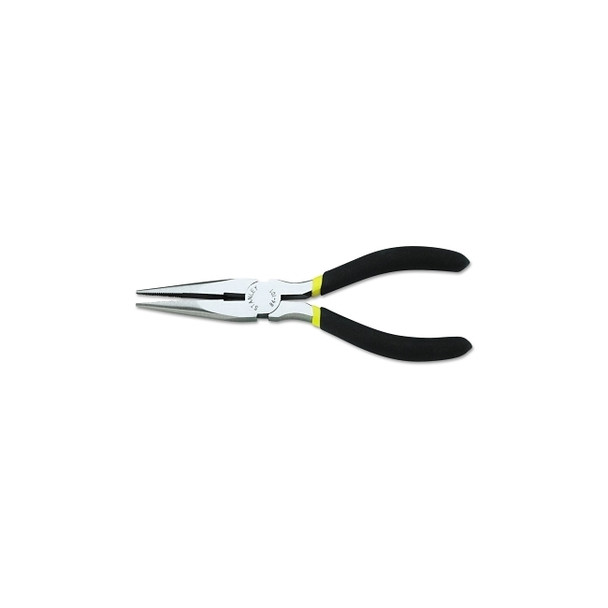 Long Nose Pliers, Steel, 6 7/8 in Long, 1 3/8 in Jaw