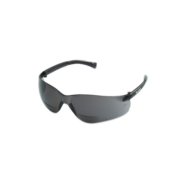 BearKat® BK1 Series Bifocal Readers Safety Glasses, Gray Lens, 1.5 Dipter, Gray Frame