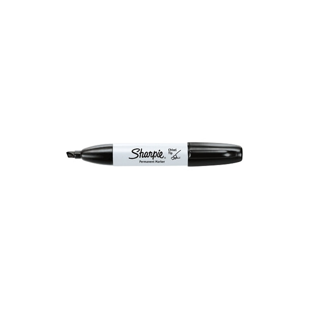 Chisel Point Permanent Marker,Black, 5.3 mm