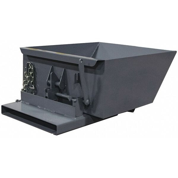 Manufacturer Varies Self-Dumping Hopper,6.8 cu. ft. Cap. 2555LPGray