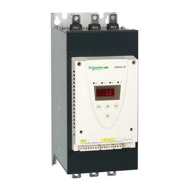 Schneider Electric Soft Start, 208-600VAC,170A,3 Phase ATS22C17S6U