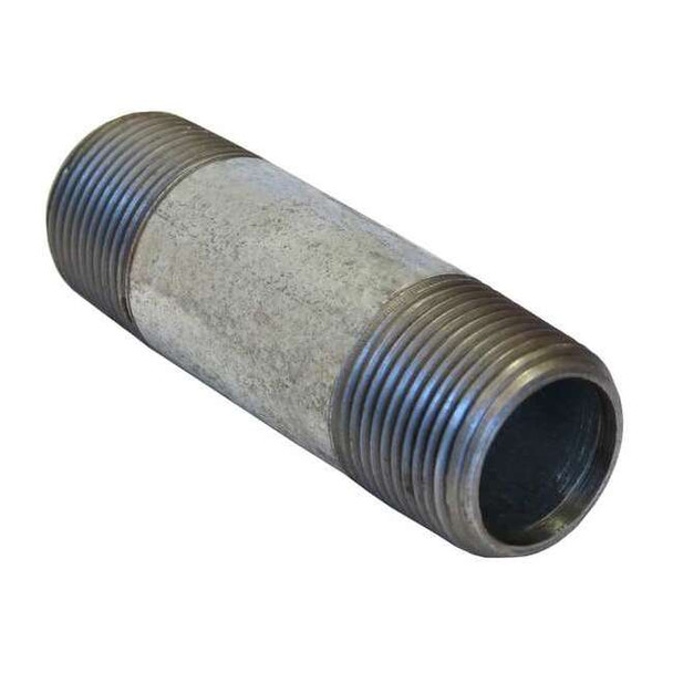 Beck PipeNipple,Steel,2",NPTxNPT,3" 0331536805