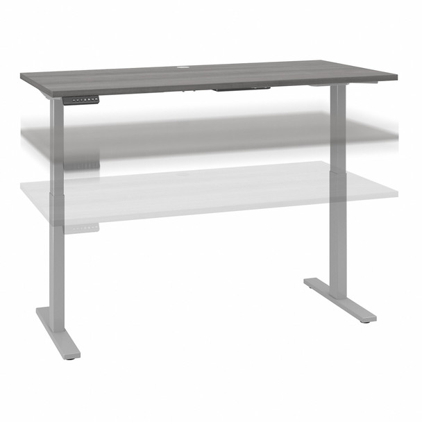 Move 60 Series by Bush Business Furniture 60W x 30D Height Adjustable Standing Desk M6S6030PGSK