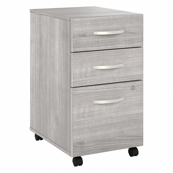 Bush Business Furniture Studio A 3 Drawer Mobile File Cabinet - Assembled SDF216PGSU-Z