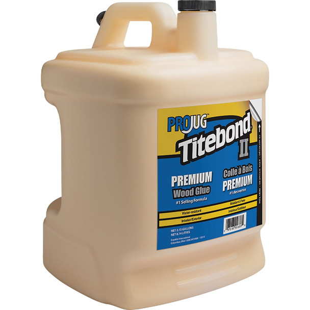 Titebond II 2.15 Gal. Premium Wood Glue PROjug  50009