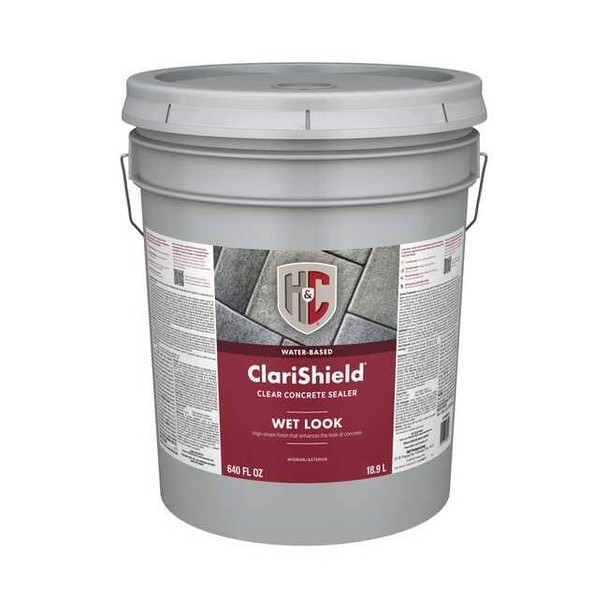 Concrete Dustproofer Floor Sealer, Gloss Finish, Clear, Water Base