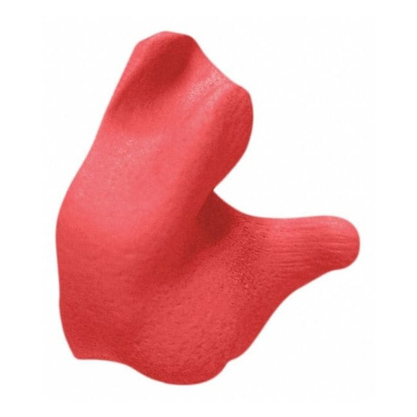 Custom Fit Reusable Silicone Molded Ear Plugs, Custom Fit Shape, 26 dB, Red