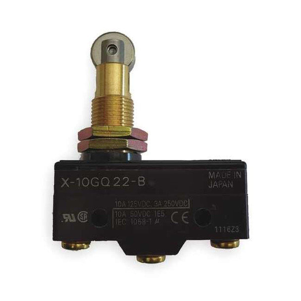 Industrial Snap Action Switch, Panel Mount, Plunger, Roller Actuator, SPDT