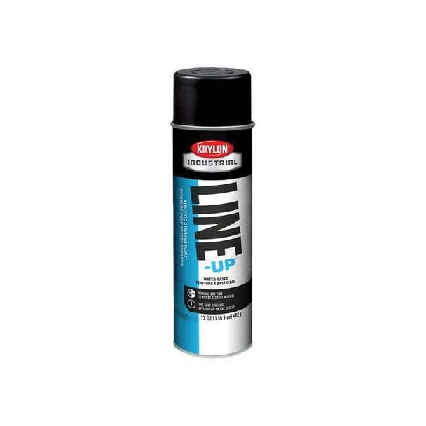 Athletic Field Striping Paint, 17 oz., Athletic Black, Water -Based