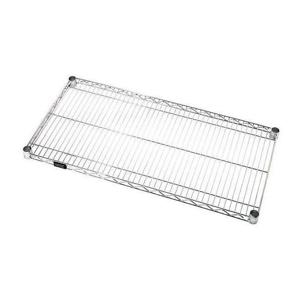 Quantum Storage Systems Wire Shelf, 18"D x 48"W, Chrome 1848C
