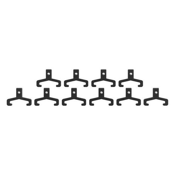 Milwaukee Tool Socket Rail Clip,10 Count,Blk,Size 1/4" 49-66-6739